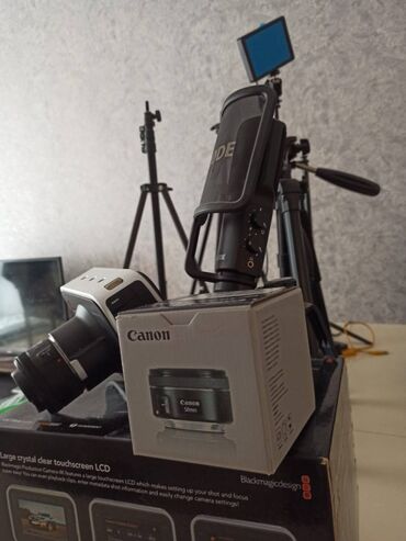 Fotokameralar: Peşəkar və yarı-peşəkar çəkilişlər üçün tam hazır studio set satılır — 9