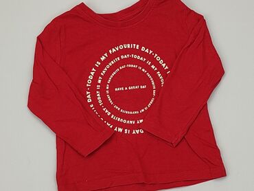 koszula czerwona chłopięca: Bluzka, Primark, 6-9 m, stan - Bardzo dobry