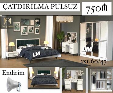 2 neferlik matras: *Yataq dəsti* *Sifarişlə və yeni* Qiymət : *750₼* Dəstə daxildir