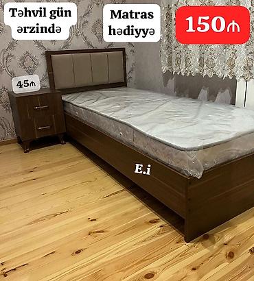 mebel bərpası: Yeni, Təknəfərlik çarpayı, Matras ilə — 3