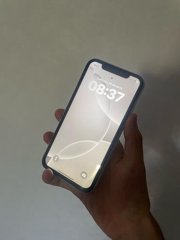 аккумулятор для айфона: IPhone Xr, Б/у, 64 ГБ, Белый, Зарядное устройство, Защитное стекло, Чехол, 77 %