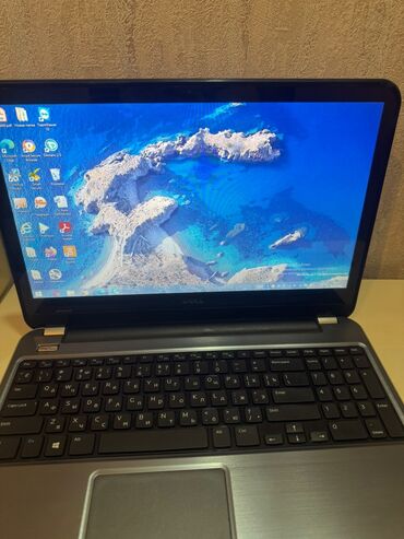 Настольные ПК и рабочие станции: Dell noutbuk sensor ekranlı, barmaqlarlada istifade etmek olur, bir