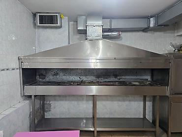 Paslanmayan poladdan sənaye tipli manqal/şamdanlı mangal sistemi -