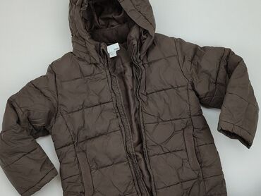 kurtka czarna wiosenna: Демісезонна куртка, H&M, 7 р., 116-122 см, стан - Хороший