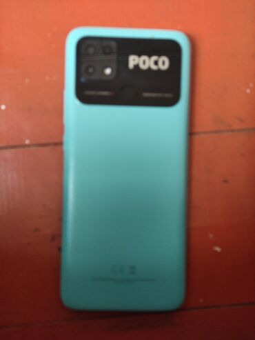 телефоны в рассрочку без банка ош: Poco Б/у, цвет - Голубой