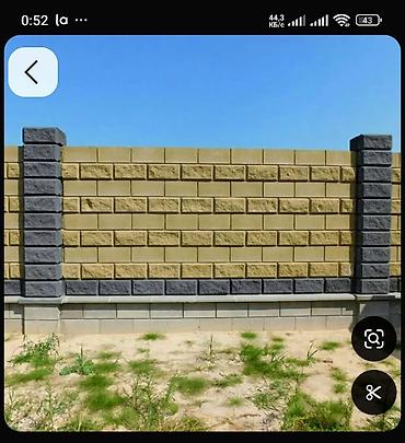 Пескоблок: Пескоблок Рваный, Заборный, 190x190x390, Платная доставка — 13