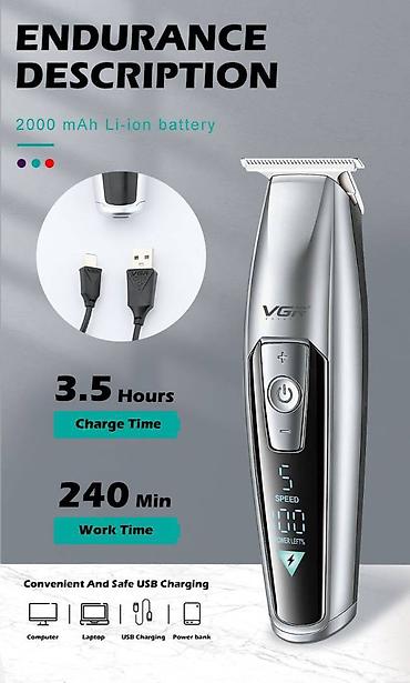 Trimmerlər və saç qırxan maşınlar: Saç qırxan maşın, Vgr, Yeni, Ödənişli çatdırılma, Rayonlara çatdırılma, Pulsuz çatdırılma — 5