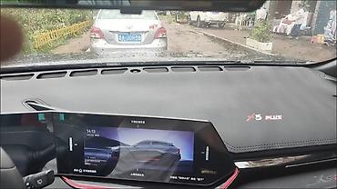cha: Экокожа Накидка на панель Changan, цвет - Черный, Новый, Платная доставка, Самовывоз — 2