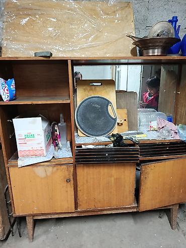 мебель из дерева: Все отдам 5000 Винтажный комплект мебели из массива/шпона: кухонный — 1