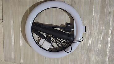 Техника и электроника: 10 düym dairəvi LED ring işıq seti - Ölçü: 10 inch (qutuda qeyd — 1