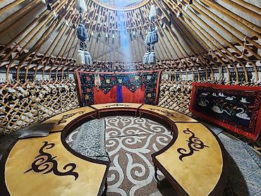 Аренда юрт: Аренда юрты, Каркас Деревянный, 75 баш, Казан, Посуда, С полом — 6