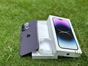 apple vision pro цена бишкек: IPhone 14 Pro Max, 256 ГБ, Deep Purple, Куту, 84 %