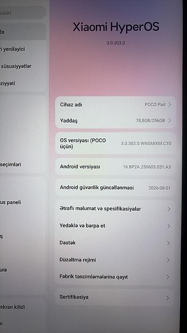 POCO Pad planşet cəmi 3 ay işlənib - Ekran: 12.1 düym, 1600 x 2560 lalafo.az -da — 2 POCO Pad planşet cəmi 3 ay işlənib - Ekran: 12.1 düym, 1600 x 2560 — 2