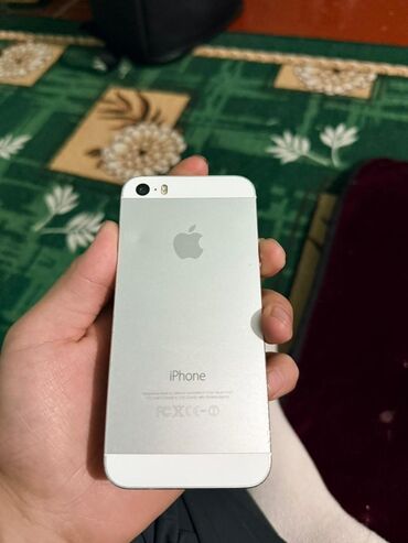 китайский айфон 16 про макс: IPhone 5, Колдонулган, 16 ГБ, Күмүш, 95 %