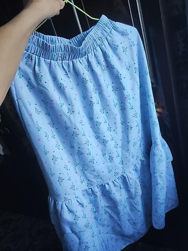 мурской кийим: Юбка менен костюм, Миди, Блузка, 2XL — 3