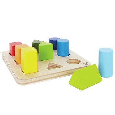 kapibara igracka: Hape drveni sorter oblika i boja – edukativna slagalica za najmlađe — 1