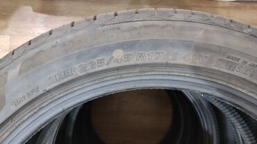 срочно портер: Шины 225 / 45 / R 17, Summer, Б/у, Wheel set, Passenger car purpose, Япония, Bridgestone