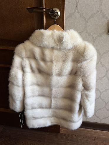 Шубы: Шуба из норки Zabaja Furs - Натуральная норка светлого молочного — 3