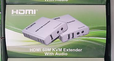 notebuk: HDMI 60M KVM Extender with Audio Məhsul təsviri: - HDMI siqnalını 60 — 1