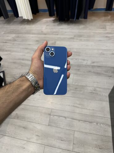 IPhone 13, 128 ГБ, Синий, Гарантия, Беспроводная зарядка, Face ID