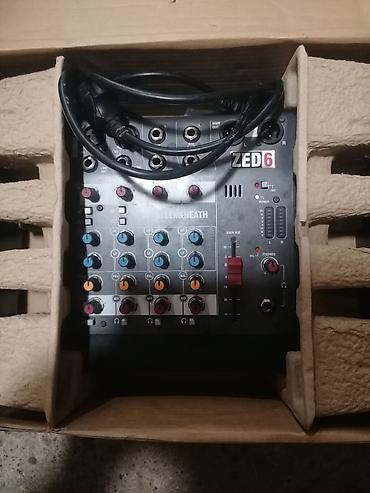 ipod mp3 player: Allen & Heath ZED-6 kompaktni analogni mikser - 6 ulaza / 2-bus — 10