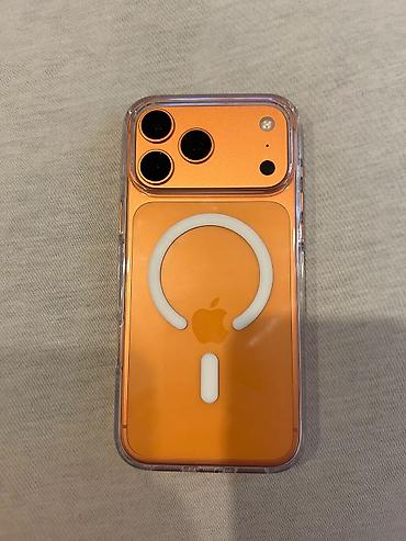 note 13 pro plus: IPhone 17 Pro Max, Б/у, 256 ГБ, Оранжевый, Чехол, Кабель, Коробка, 100 % — 2
