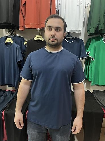 Kişi geyimləri: Futbolka 3 rəngdə, ölçü möbcuddur, sifariş üçün direkt və ya votsap — 3