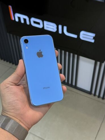 iphone xr qiymeti bakida: IPhone Xr, 128 ГБ, Синий, Face ID