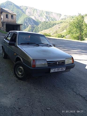 VAZ (LADA): Lada 21099 (Samara) sedan - Kuzov: 4 qapılı sedan, metalik boz rəng — 3