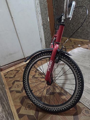 velosiped 20 luk: Crosser uşaq velosipedi - Rəng: qırmızı - Çərçivə: polad, klassik — 4