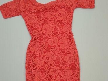 sukienki maxi pudrowy róż: Sukienka, S, stan - Dobry