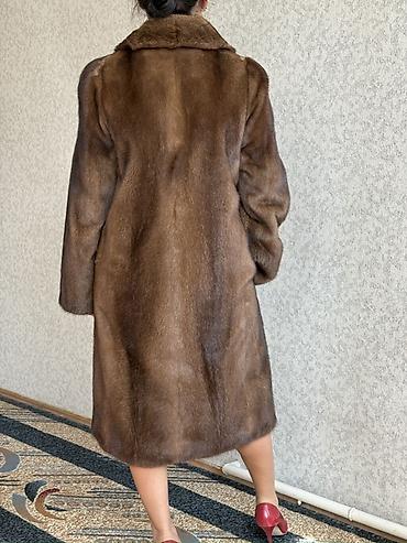 мужской свитер: Шуба, Норка, По колено, M, L — 2