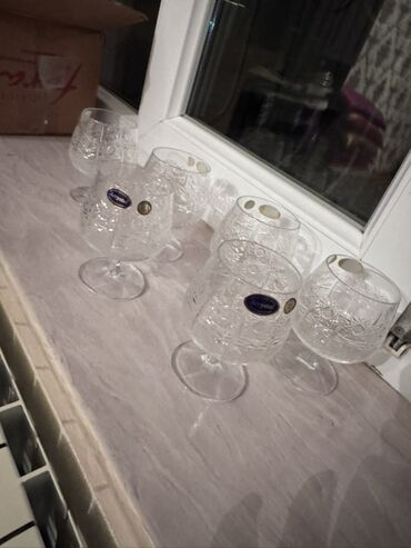 Qədəhlər: Qədəhlər, rəng - Ağ, Xrustal, 4 ədədli dəst — 9