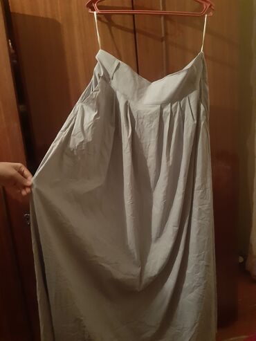 uzun qadın ətəkləri: Макси Юбка, Zara, Лен, 5XL (EU 50)