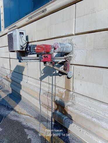 Beton işləri: Beton kəsmə və deşmə xidməti - Armaturlu beton, bünövrə, sütun, kiriş — 5