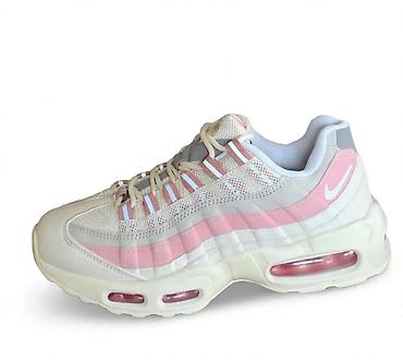 Nike Air Max 95 patike – pastelno roza/bela/siva boja - Ikonični Air na lalafo.rs Nike Air Max 95 patike – pastelno roza/bela/siva boja - Ikonični Air