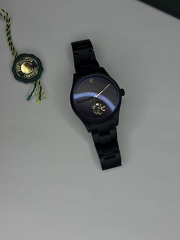 Наручные часы: Qara rəngli mexaniki qol saatı – minimalist skelet pəncərəli - Korpus — 4