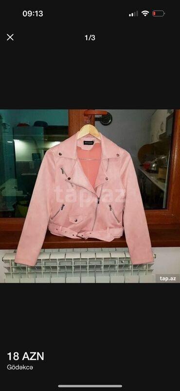 женские куртки с капюшоном: Zamşa kurtka, XS (EU 34), S (EU 36)