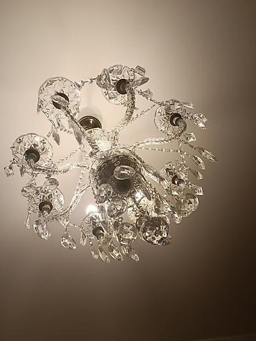Ev üçün dekor: Çılçıraq, 8 lampa, Xrustal — 1