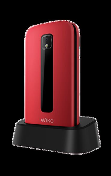 baletankice sa otvorenim prst: Wiko F300, < 2 GB, color - Red, Button phone, Foldable