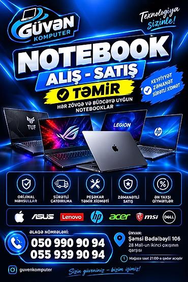 kabab bişiren: Güvən Komputer – Notebook Alış-Satış və Təmir Xidməti - Hər zövqə və — 1