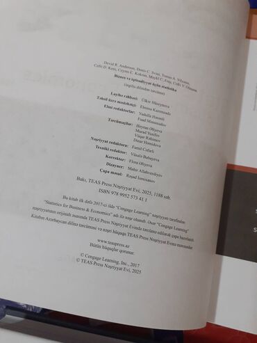 Tədris ədəbiyyatı: İqtisadiyyata və statistikaya dair yeni nəşrlər. Hamısı 2025-ci ilin — 6