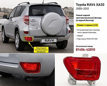 шторка на рх: Отражатель Toyota 2005 г., Новый, Аналог, Китай — 1