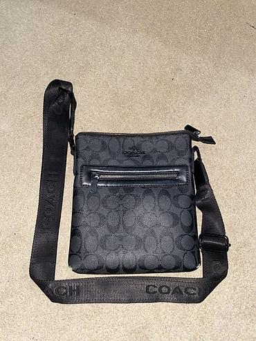 Сумка через плечо COACH (модель-мессенджер) - Цвет: черный графит с at lalafo.kg Сумка через плечо COACH (модель-мессенджер) - Цвет: черный графит с