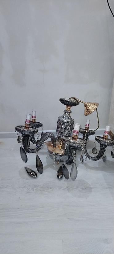 tefal tava: Çılçıraq, 5 lampa, Şüşə — 1