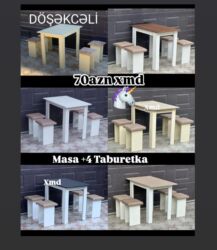Dolablar: Yeni, Masa və oturacaqlar