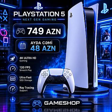 PlayStation 5 – Next Gen Gaming - Qiymət: 749 AZN - Ayda cəmi: 48 AZN lalafo.az -da PlayStation 5 – Next Gen Gaming - Qiymət: 749 AZN - Ayda cəmi: 48 AZN