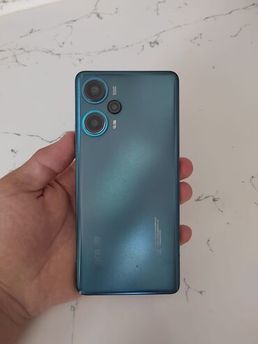 Poco F5, 256 ГБ, цвет - Синий, Отпечаток пальца