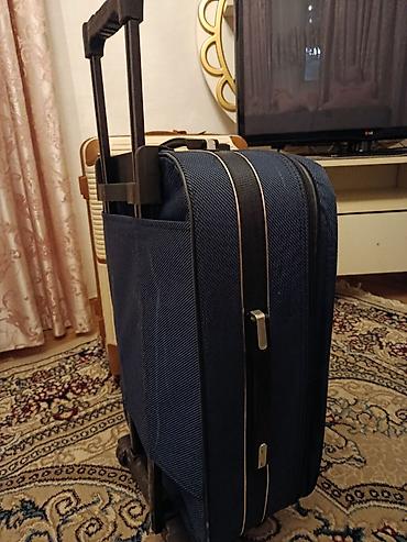 camadan valiz: Təkərli əl yükü/orta ölçülü tekstil çamadan Uzunluq 60 sm En 40 sm — 2
