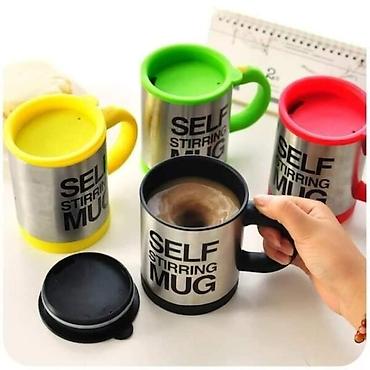 Čaše: SELF STIRRING MUG – samo-mešajuća šolja - Šolja sa integrisanim — 7